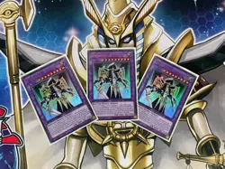 Yu-Gi-Oh! (German) 3x Arcana Knight Joker SBLS-EN007 Speed Duel 1st Edition LP - Image 1