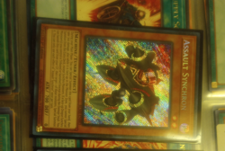 Yugioh - Assault Synchron Secret Rare BLMR-EN003, Near Mint, 1st Edition - Image 1