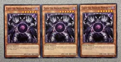 Caius the Shadow Monarch SR01-EN004 (x3) Emperor of Darkness 1st Edition VLP - Image 1
