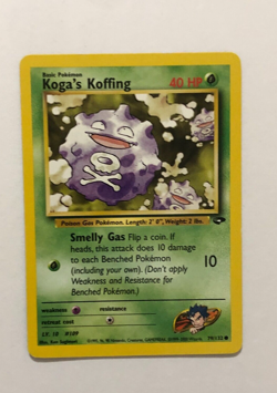 Pokemon Card Gym Challenge Koga's Koffing 79/132 Excellent Condition - Image 1