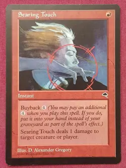 Magic The Gathering TEMPEST SEARING TOUCH red card MTG - Image 1
