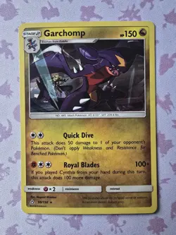 Garchomp 99/156 Ultra Prism Cracked Ice Holo Pokemon Card LP ( Theme Deck ) - Image 1