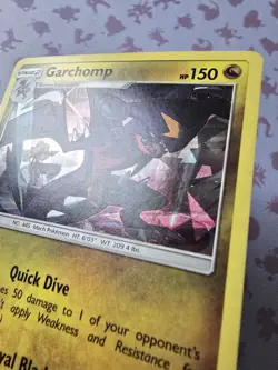 Garchomp 99/156 Ultra Prism Cracked Ice Holo Pokemon Card LP ( Theme Deck ) - Image 2