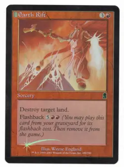Magic The Gathering MTG Card: Earth Rift Foil Odyssey Set! NM - Image 1