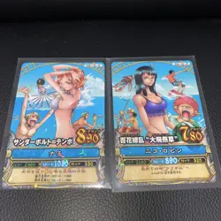 One Piece Berry Match Nami Nico Robin Card - Image 1