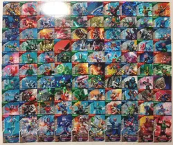 Lot of 100 Japanese Kamen Rider Battle: GANBA LEGENDS Normal & Rare Card Set - Image 1