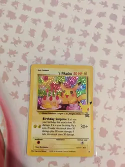 Pokemon TCG Birthday Pikachu Trading Card #24 Celebrations Classic Collection - Image 2