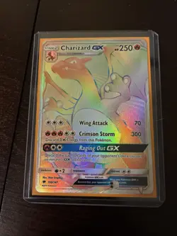 Pokemon TCG Charizard GX 150/147 Burning Shadows Secret Rare Card - LP - Image 1