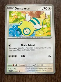 Dunsparce 156/193 - 2023 Pokemon Paldea Evolved Common Card - Nagomi Nijo Art - Image 1