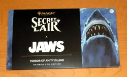 SECRET LAIR x JAWS - TERROR OF AMITY ISLAND - RAINBOW FOIL - 6 CARDS - Image 1