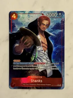 One Piece Cards Game - Shanks (Alt Art) OP12-008 R Legacy of the Master English - Image 1