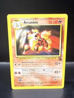 Pokemon Card - Arcanine WoTC Black Star Promo 6 Non Holo E - Image 2