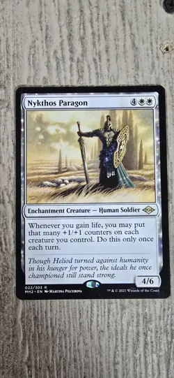 MTG Magic the Gathering Nykthos Paragon Modern Horizons 2 LP Card (22/632) - Image 1