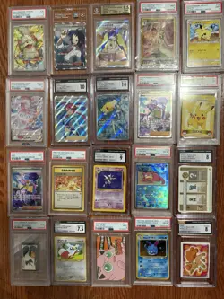 SELLING MY HUGE POKEMON GRADED CARD COLLECTION LOT OF 20 SLABS! (Mostly PSA) - Image 1