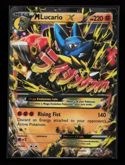 M Lucario EX 55/111 Ultra Rare XY - Furious Fists Pokemon Card - Image 1