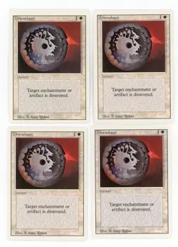 Magic the Gathering Revised Disenchant x 4 MTG White NM - Image 1