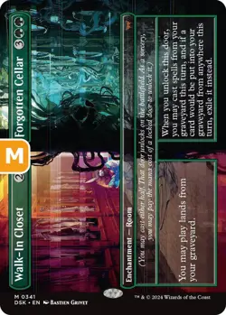 MTG Walk-In Closet // Forgotten Cellar Duskmourn M Enchantment Room NM - Image 1