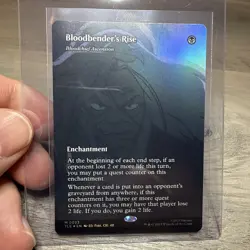 MTG Bloodbender's Rise Bloodchief Ascension Borderless Foil Avatar: The Last... - Image 1