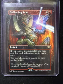 Deflecting Swat (Borderless) Commander Masters Regular - Image 1