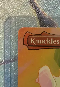 Knuckles the Echidna Rainbow Foil Secret Lair Sonic Magic: The Gathering - Image 2