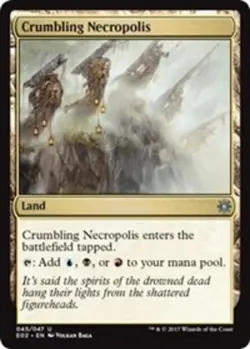 4x Crumbling Necropolis NM-Mint, English Explorers of Ixalan MTG Magic - Image 1