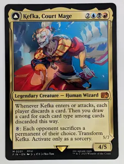 (Normal) Kefka, Court Mage (231) FINAL FANTASY Mtg NM - Image 1