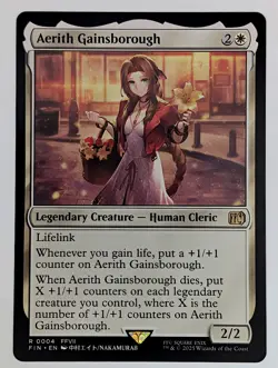 (Normal) Aerith Gainsborough (4) FINAL FANTASY Mtg NM - Image 1