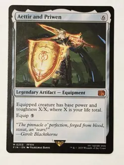Magic The Gathering Aettir and Priwen Final Fantasy M 0253 Regular Non-Foil - Image 1