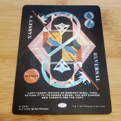 1x Narset's Reversal, 0041, Halo Foil, Secret Lair Encyclopedia, MTG NM - Image 1