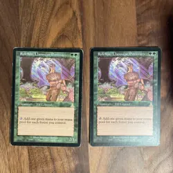 MTG - 2X Rofellos, Llanowar Emissary Urza's Destiny Magic: The Gathering MTG - Image 1