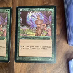 MTG - 2X Rofellos, Llanowar Emissary Urza's Destiny Magic: The Gathering MTG - Image 3