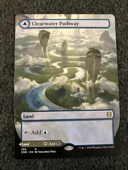 Magic The Gathering MTG - Clearwater Pathway (Borderless) - Zendikar Rising - Image 1