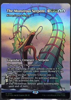 The Monstrous Serpent #51 Avatar: The Last Airbender Borderless Foil Mythic - Image 1