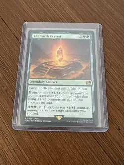 1x MTG The Earth Crystal - Final Fantasy Rare! NM Mint! Ships Fast! - Image 1