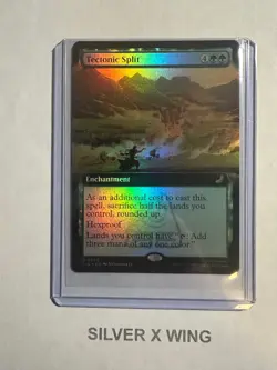 Tectonic Split Extended Art Foil x1, MTG, Avatar: The Last Airbender, TLE, NM - Image 1