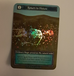 Return to Nature FOIL NM Sorcery Contested Realm Gothic Sorcery TCG - Image 1