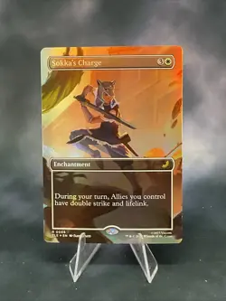 Sokka's Charge (Borderless) Avatar: The Last Airbender MTG Foil Near Mint - Image 1