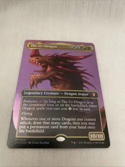 The Ur-Dragon (Borderless) Commander Masters Foil Magic The Gathering 689 - Image 1