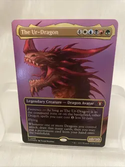 The Ur-Dragon (Borderless) Commander Masters Foil Magic The Gathering 689 - Image 4