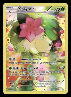 2016 Pokemon Black Star Promo XY115 Shaymin Holo Promo - Image 1
