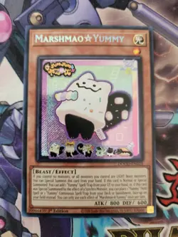 Yugioh Marshmao Yummy DOOD-EN024 Secret 1st Edition - Image 1