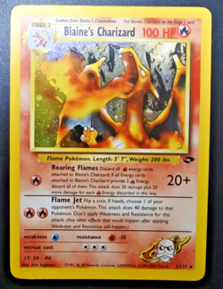 Blaine's Charizard 2/132 Gym Challenge Rare Holo - Pokemon Trading Card Game - Image 1