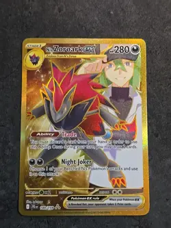 Pokemon TCG N's Zoroark EX Hyper Rare Holo Card 189/159 Sv09: Journey Together - Image 1