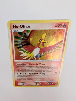Ho-Oh 10/132 Holo Secret Wonders Pokemon TCG Card Diamond & Pearl LP scratches - Image 5