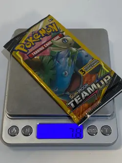 Pokemon Team Up 3 Card Booster Pack - HEAVY 7.8 Grams - Sun & Moon - Image 1