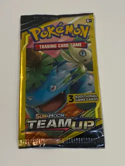 Pokemon Team Up 3 Card Booster Pack - HEAVY 7.8 Grams - Sun & Moon - Image 2