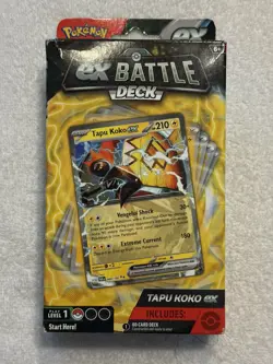 Tapu Koko Ex Battle Deck - New Box Factory Sealed Pokemon Card Game - Image 1