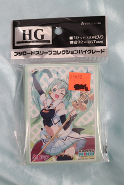 Bushiroad Hatsune Miku Racing 2019 Ver. Card Sleeves *New/Sealed* - Image 1