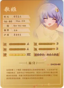 Goddess Story - Miku Izayoi - NS-2M06-039 - Anime Waifu SR Trading Card - Image 2