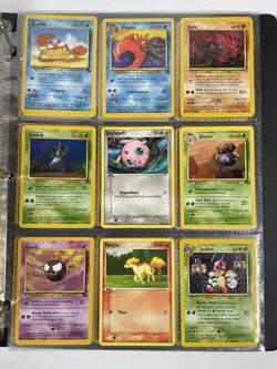 Pokemon Card Collection VTG Binder Holo Rare Stamped WoTC Glaceon Eevee Delta - Image 3